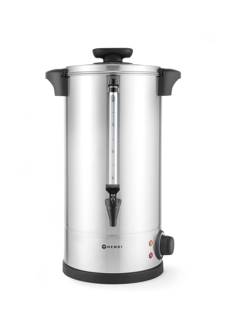 Hot drinks boiler single-walled, HENDI, 10L, 220-240V/1500W, 340x315x(H)430mm