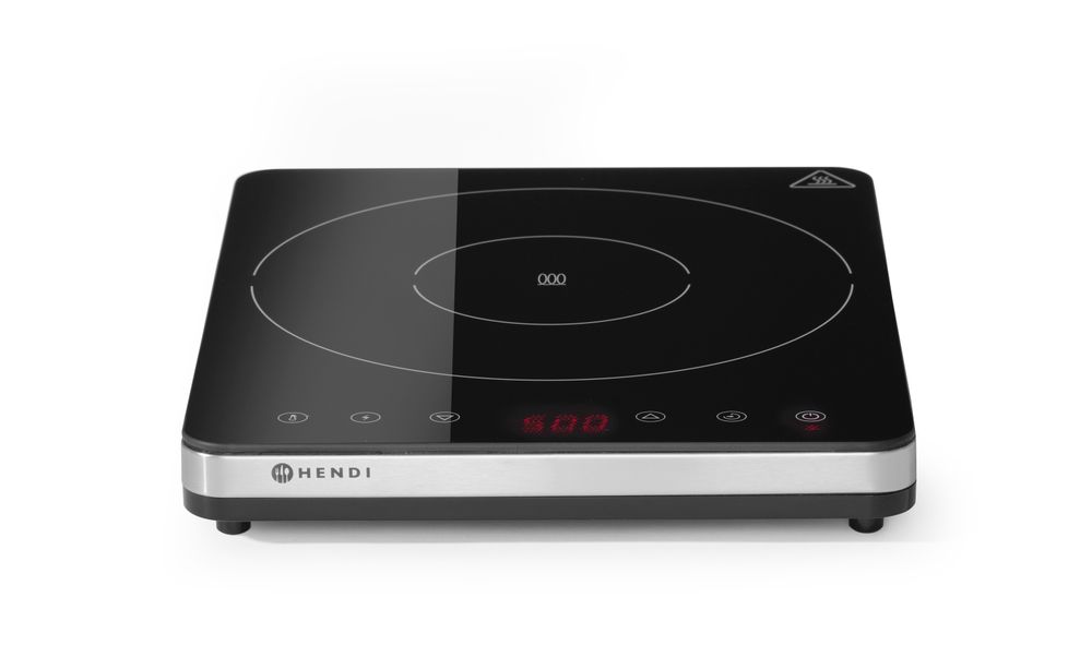 Плита индукционная 2000, HENDI, Kitchen Line, 230В/2000Вт, 295x400x(H)42мм