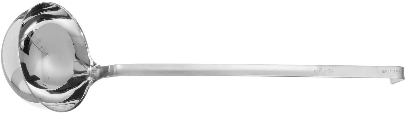 Половник, HENDI, Profi Line, 1л, ⌀165x630мм