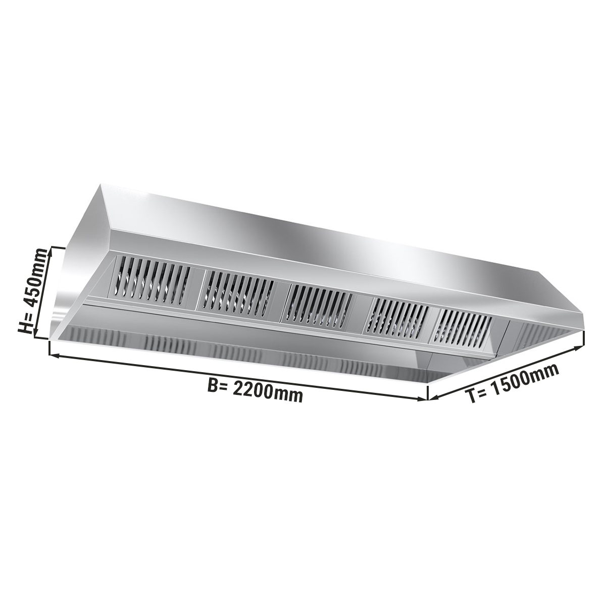 ПОТОЛОЧНЫЙ СВЕТИЛЬНИК С ФИЛЬТРОМ И ПОДСВЕТКОЙ 2200X1500X450MM