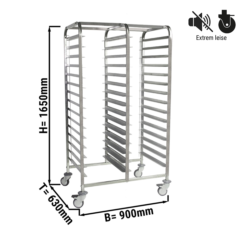 ТЕЛЕЖКА ДЛЯ ПОДНОСОВ 30X EN 60X40CM